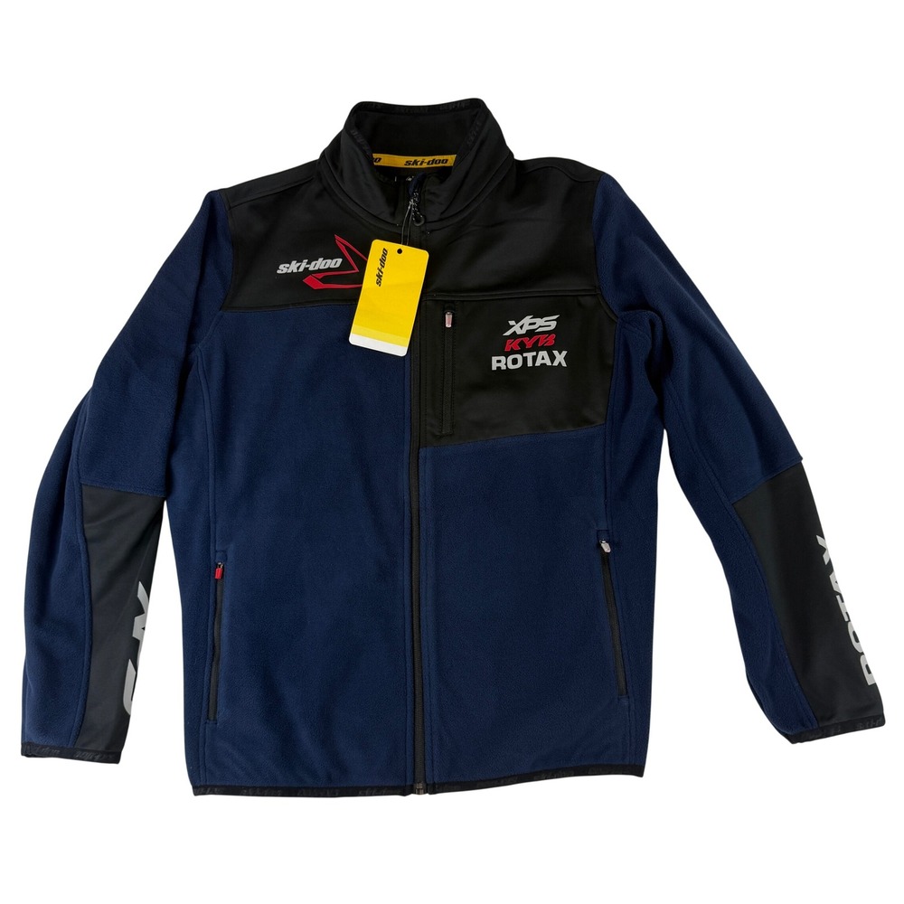 Ski-Doo X-Team Edition Fleece Jacket Womens 2XL Navy Blue Rotax XPS Micro-Fleece